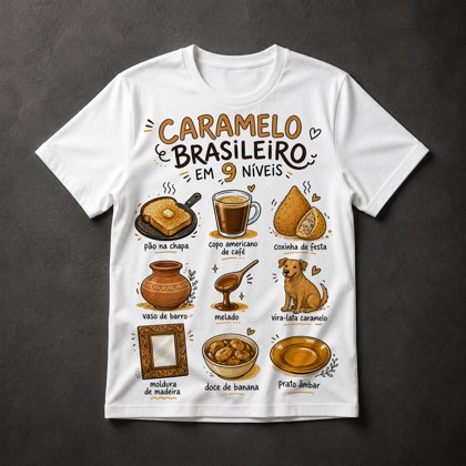 Camiseta Caramelo Brasileiro