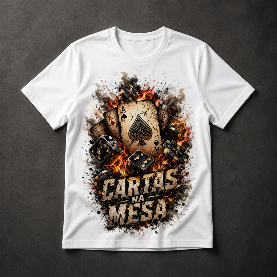 Camiseta Cartas na Mesa