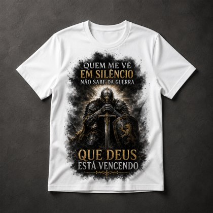 Camiseta Cavaleiro Cristão
