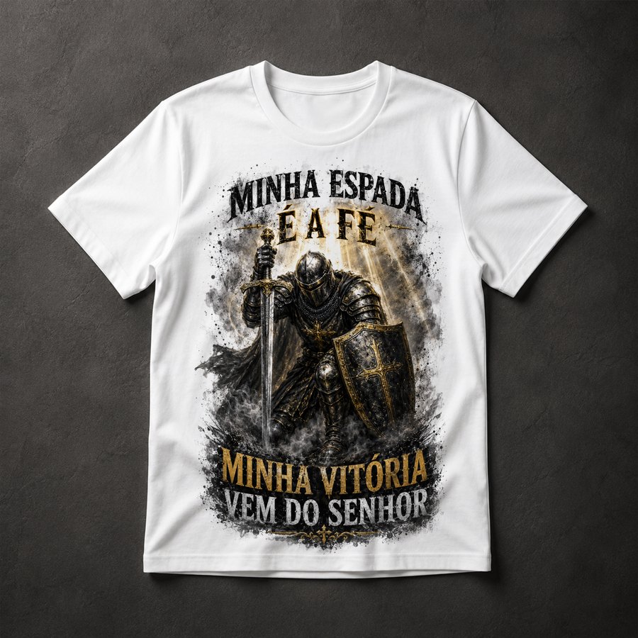 Camiseta Cavaleiro da Fé