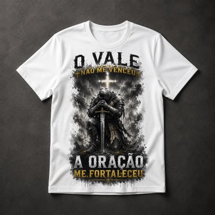 Camiseta Cavaleiro em Oração