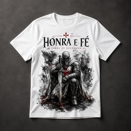 Camiseta Cavaleiro Templário