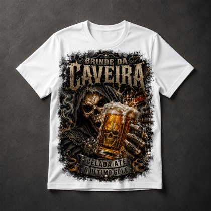 Camiseta Caveira Ceifador