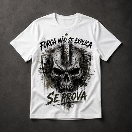 Camiseta Caveira Militar