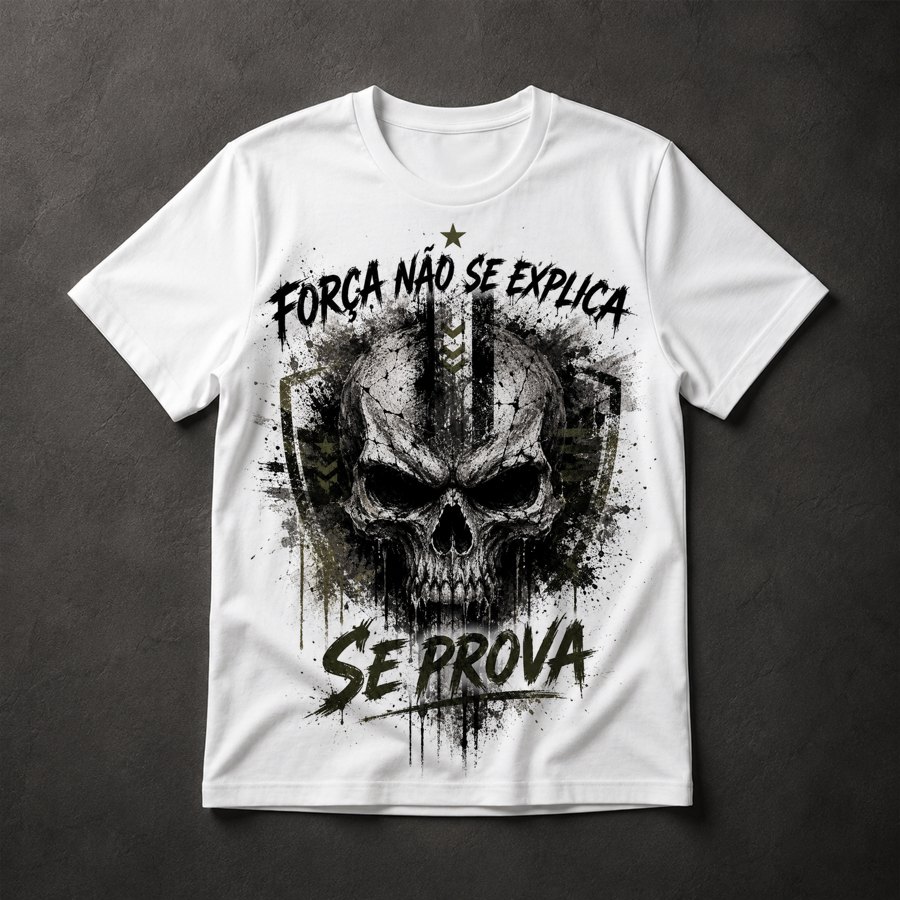 Camiseta Caveira Militar