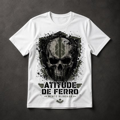 Camiseta Caveira Militar