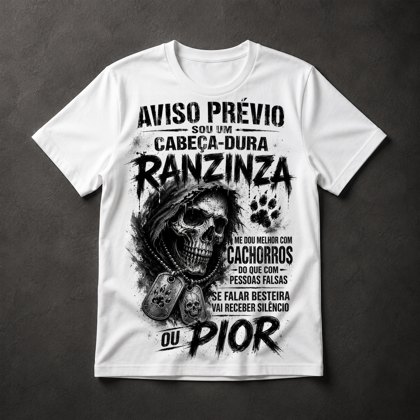 Camiseta Caveira Atitude