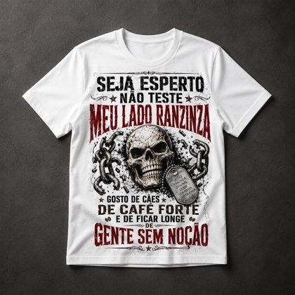 Camiseta Humor Atitude