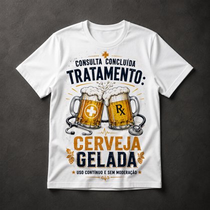Camiseta Cerveja Gelada