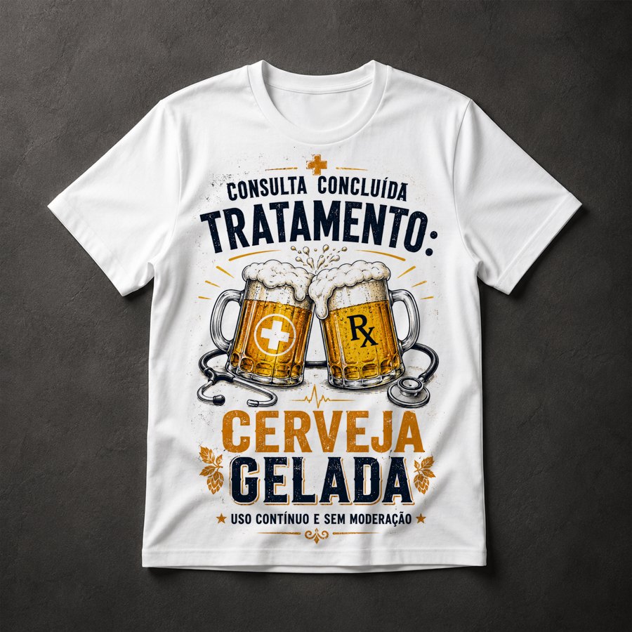 Camiseta Cerveja Gelada