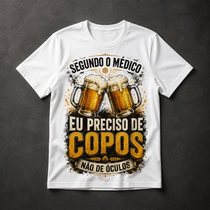 Camiseta Cerveja Humor