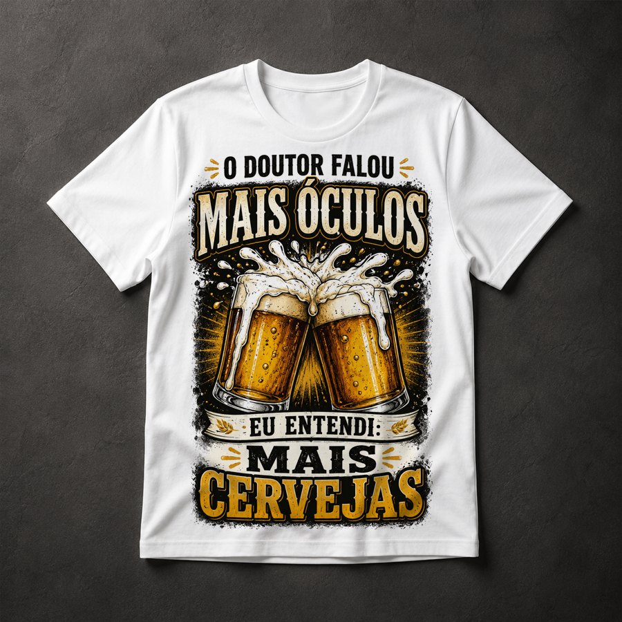 Camiseta Cerveja Humor