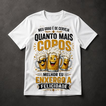 Camiseta Cerveja Humor