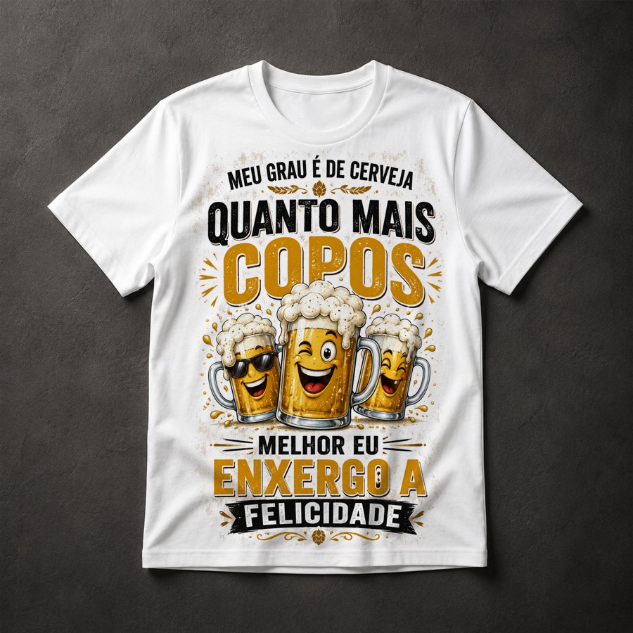Camiseta Cerveja Humor