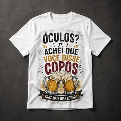 Camiseta Cerveja Humor