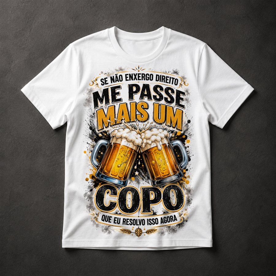 Camiseta Cerveja Humor