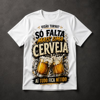 Camiseta Cerveja Humor