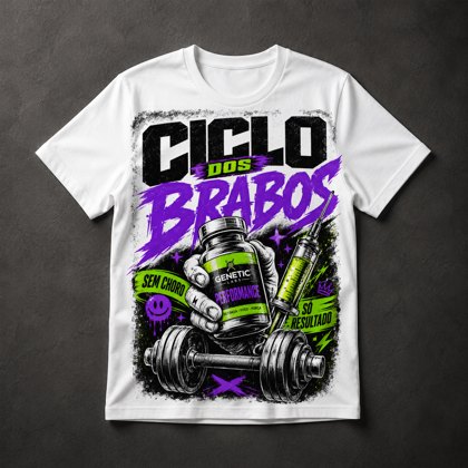 Camiseta Musculação Motivação