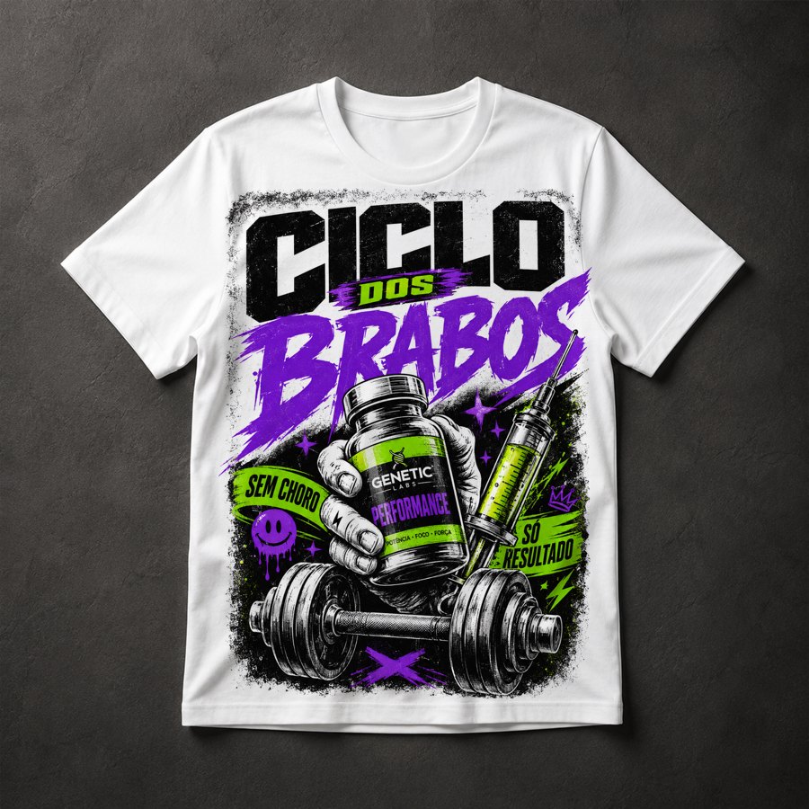 Camiseta Musculação Motivação
