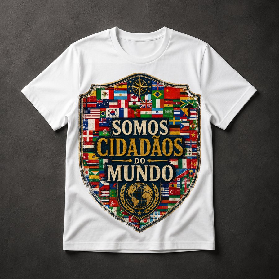 Camiseta Cidadãos do Mundo