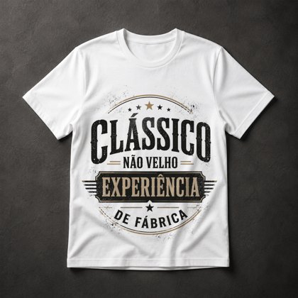 Camiseta Clássico Não Velho