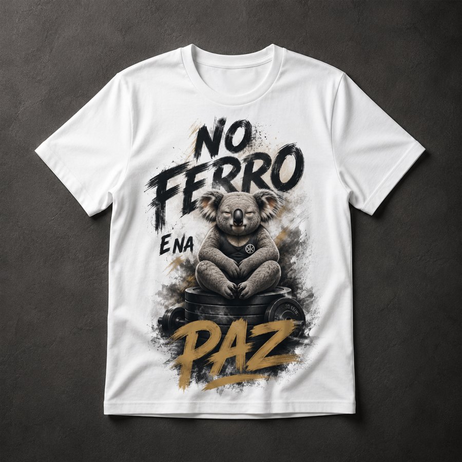 Camiseta Coala Força e Paz