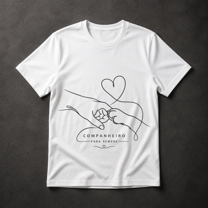 Camiseta Companheiro Para Sempre