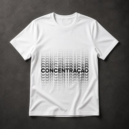 Camiseta Concentração Tipográfica