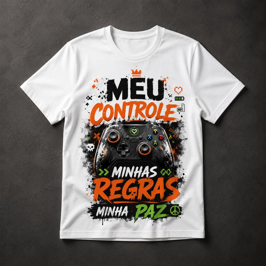 Camiseta Gamer Frases