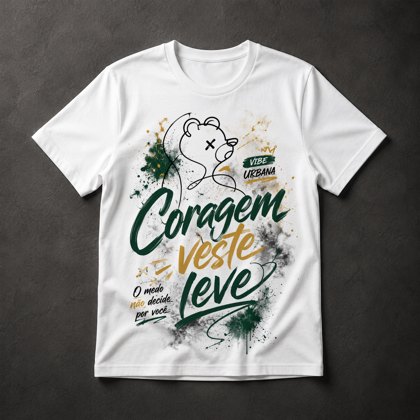 Camiseta Coragem Veste Leve