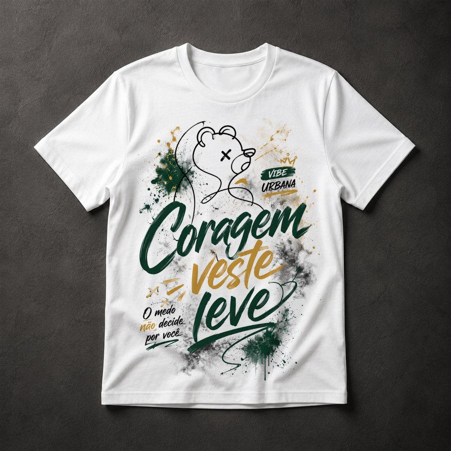 Camiseta Coragem Veste Leve