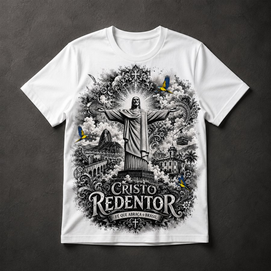 Camiseta Cristo Redentor