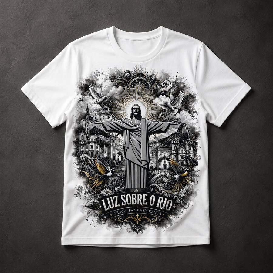 Camiseta Cristo Rio de Janeiro