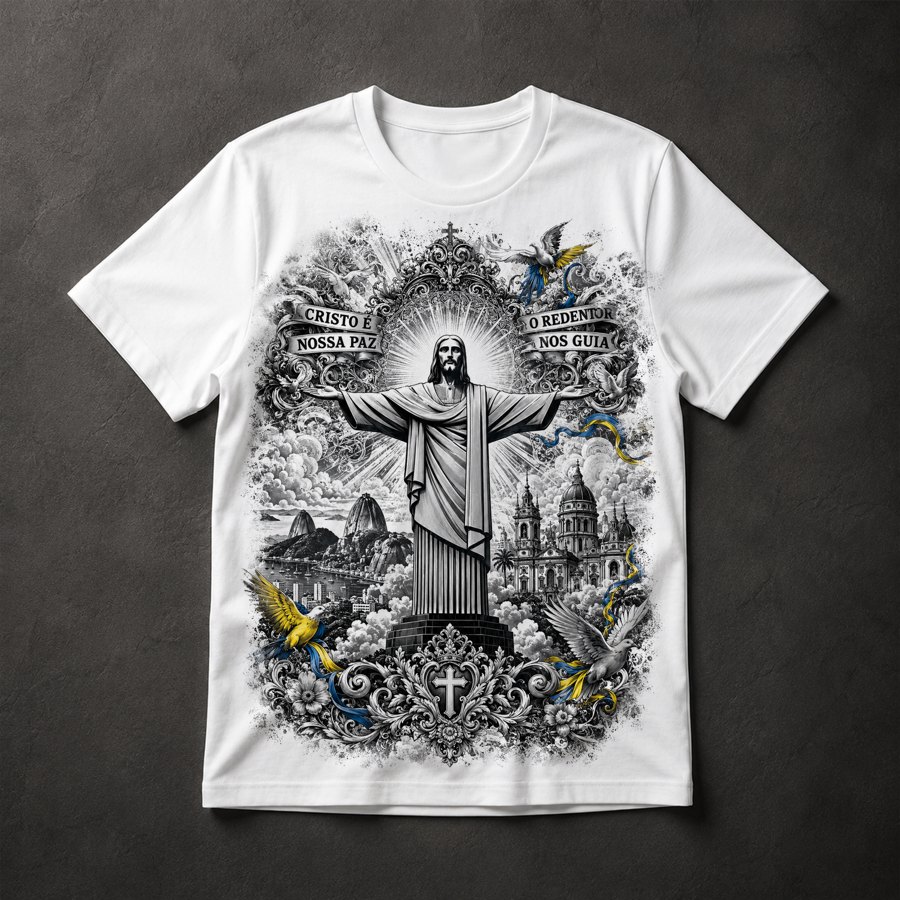 Camiseta Cristo Redentor
