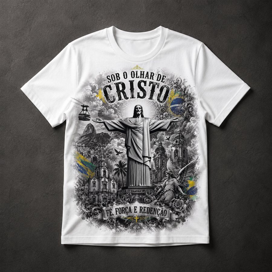 Camiseta Fé Religiosa