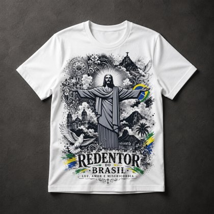 Camiseta Cristo Redentor
