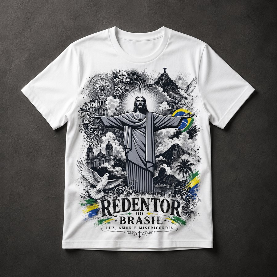 Camiseta Cristo Redentor
