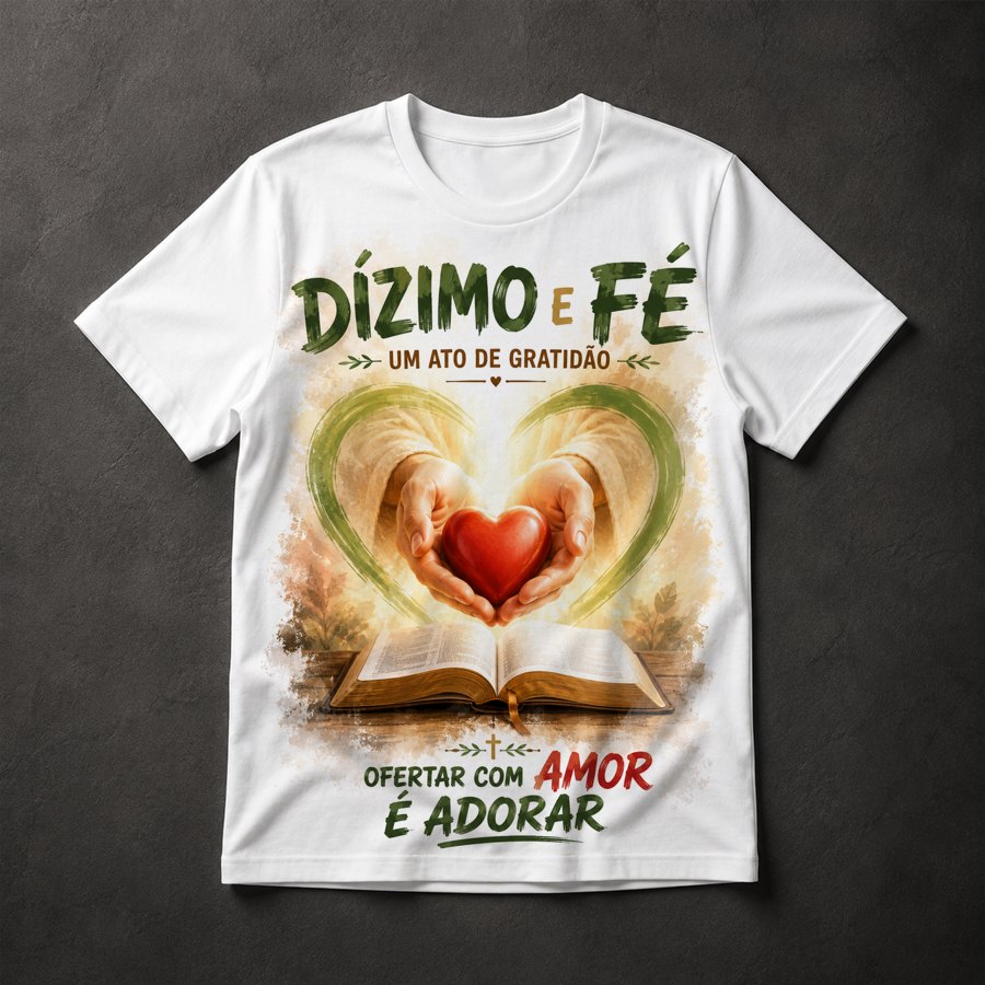 Camiseta Dízimo e Fé