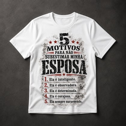 Camiseta Elogio Esposa