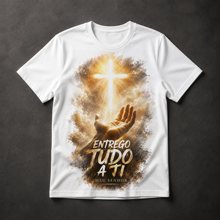 Camiseta Entrego Tudo a Ti
