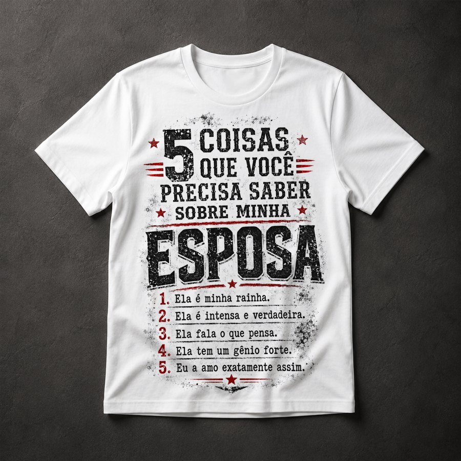 Camiseta Esposa Rainha