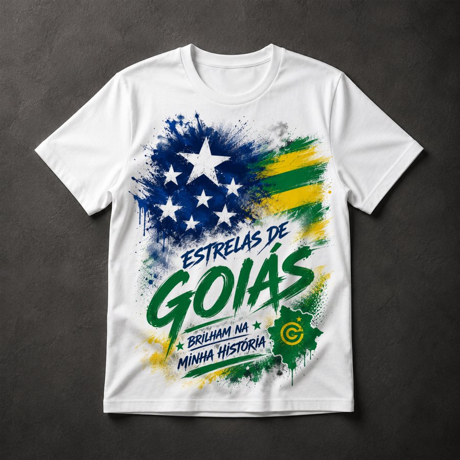 Camiseta Estrelas de Goiás