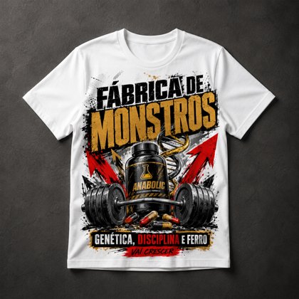 Camiseta musculação motivação
