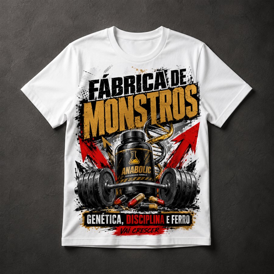 Camiseta musculação motivação