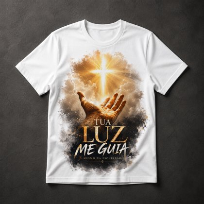 Camiseta Fé e Luz
