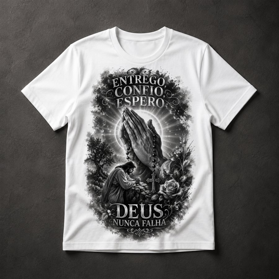 Camiseta Fé em Deus