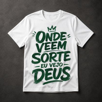 Camiseta Fé e Sorte