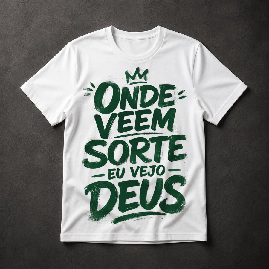 Camiseta Fé e Sorte