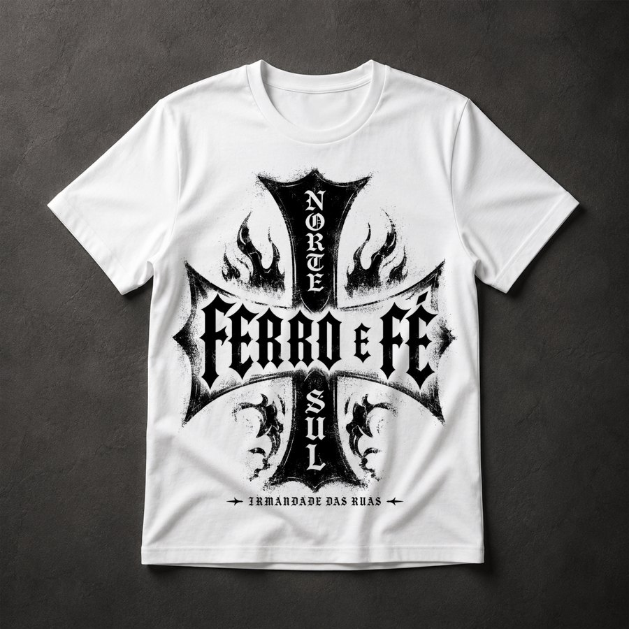 Camiseta Ferro e Fé