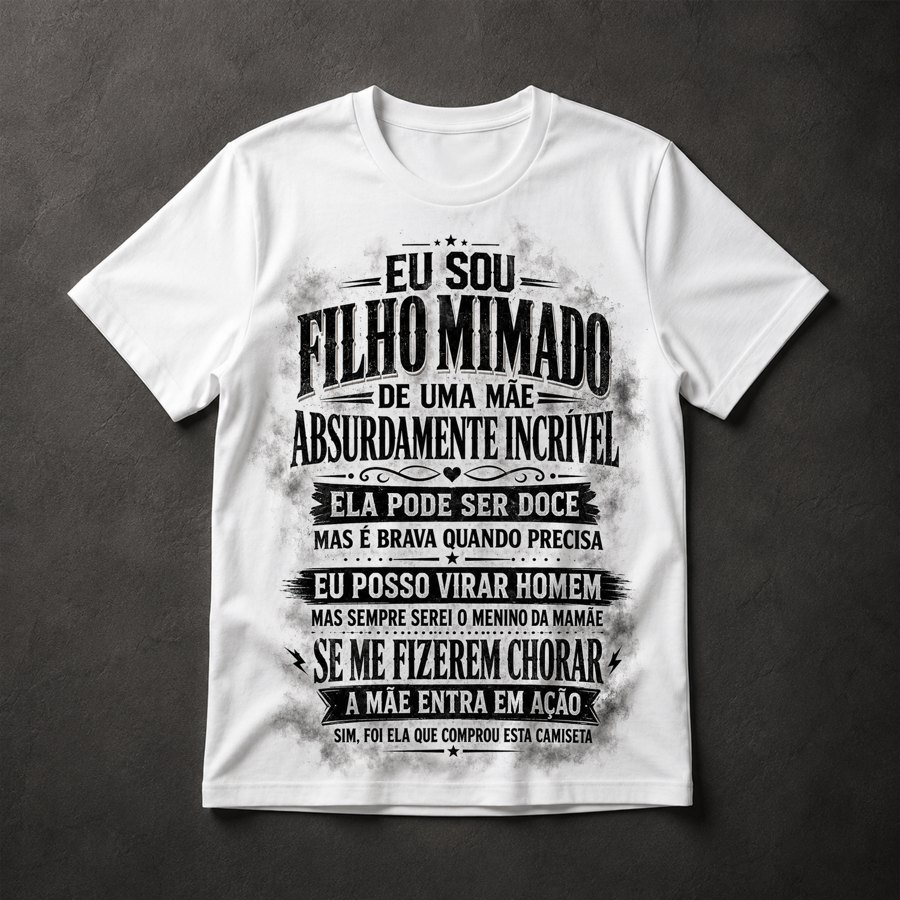 Camiseta Filho Mimado Mãe